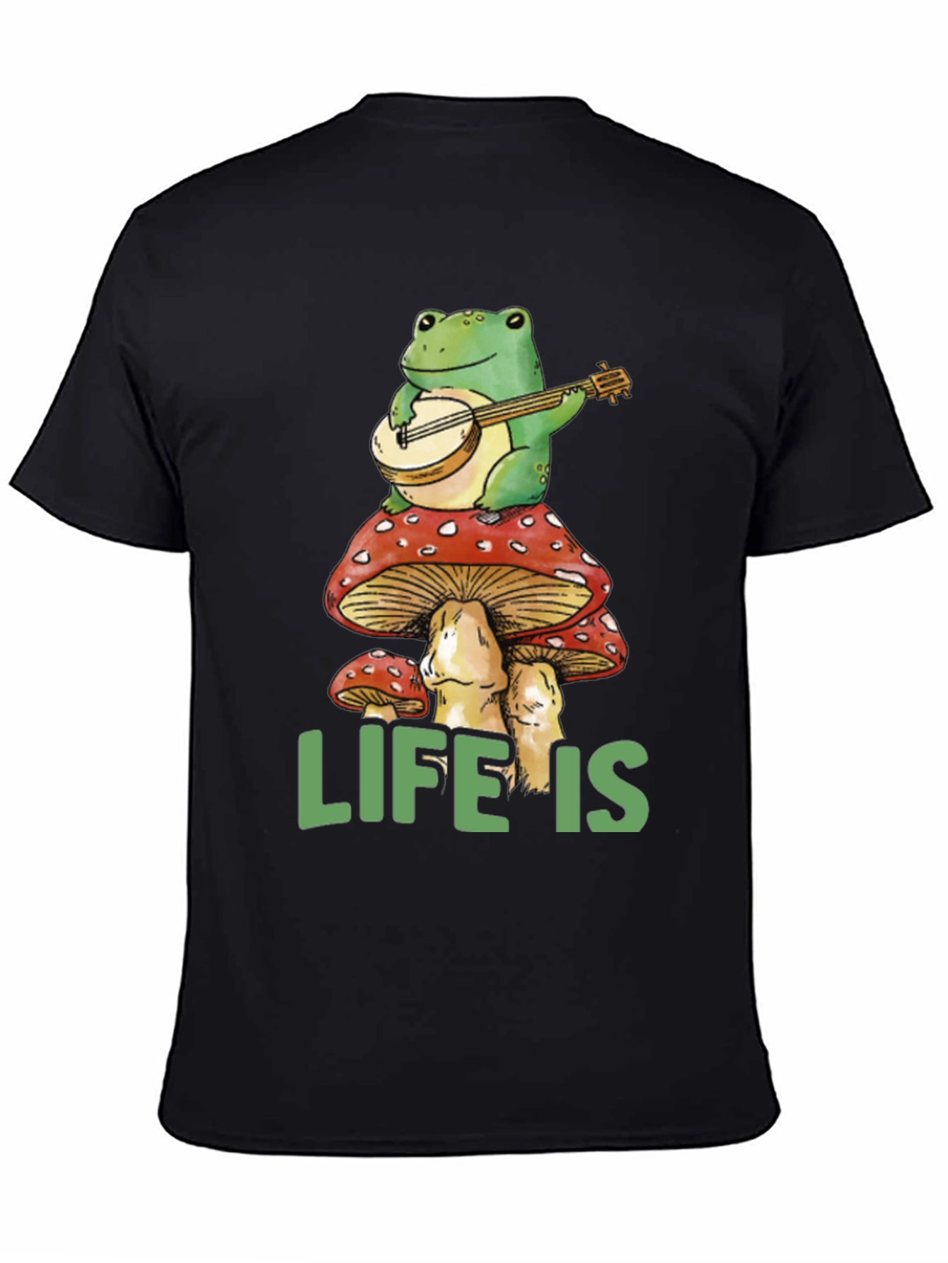 Frog Banjo Mushroom Life T-Shirt