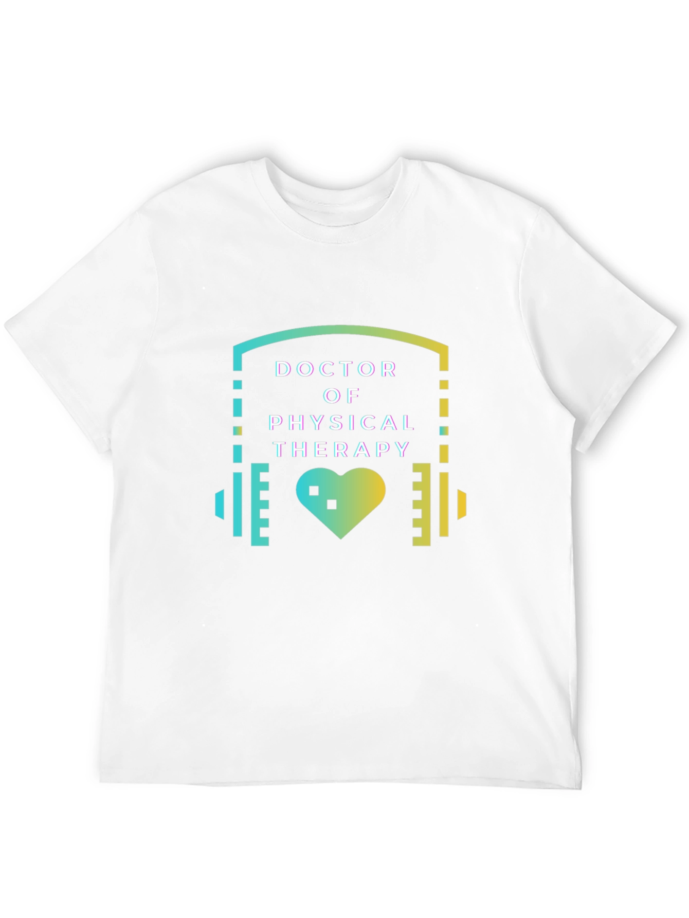 Doctor of Physical Therapy T-Shirt - Heartbeat Design