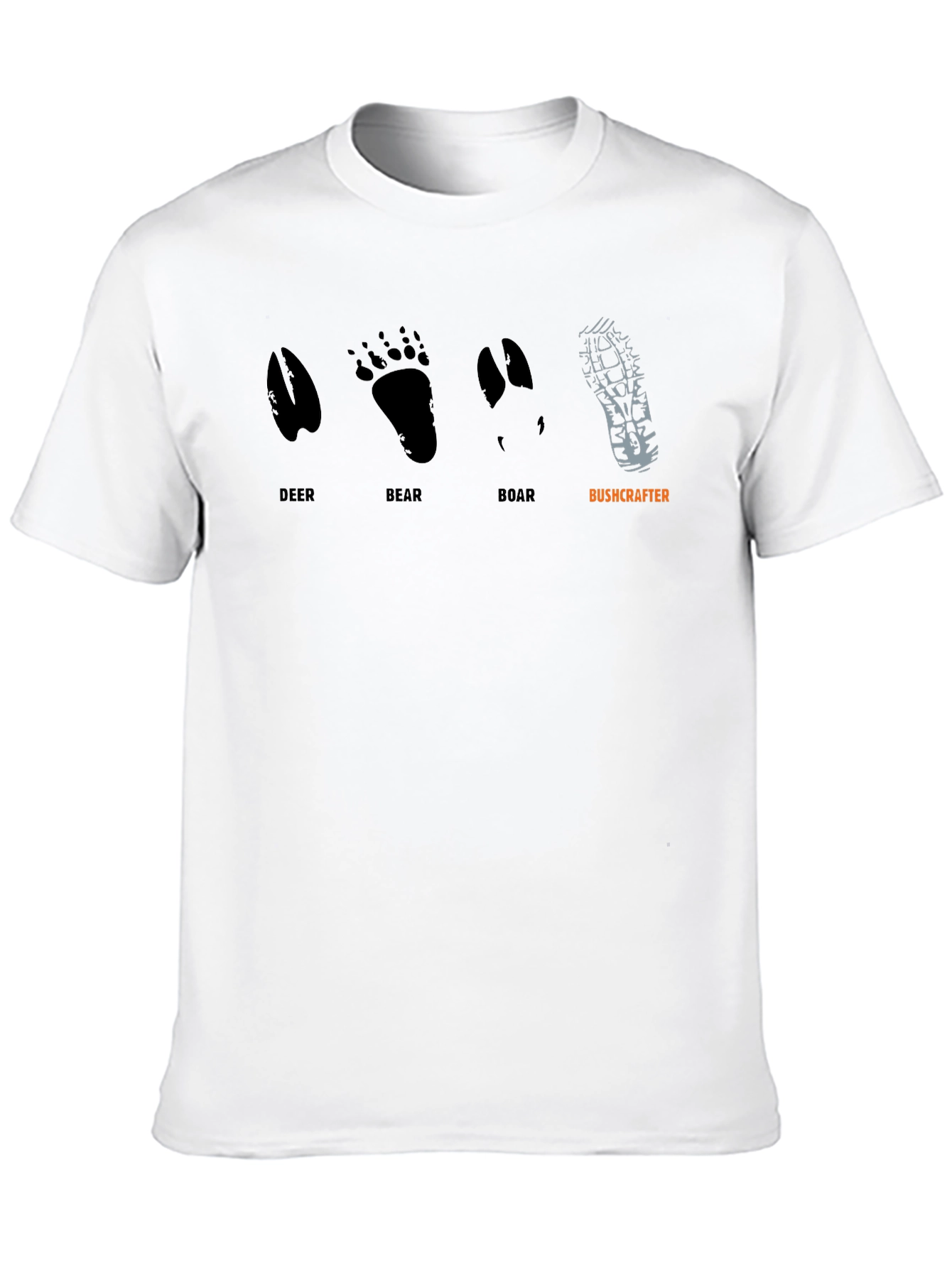 Bushcrafter Wildlife Tracks Graphic T-Shirt
