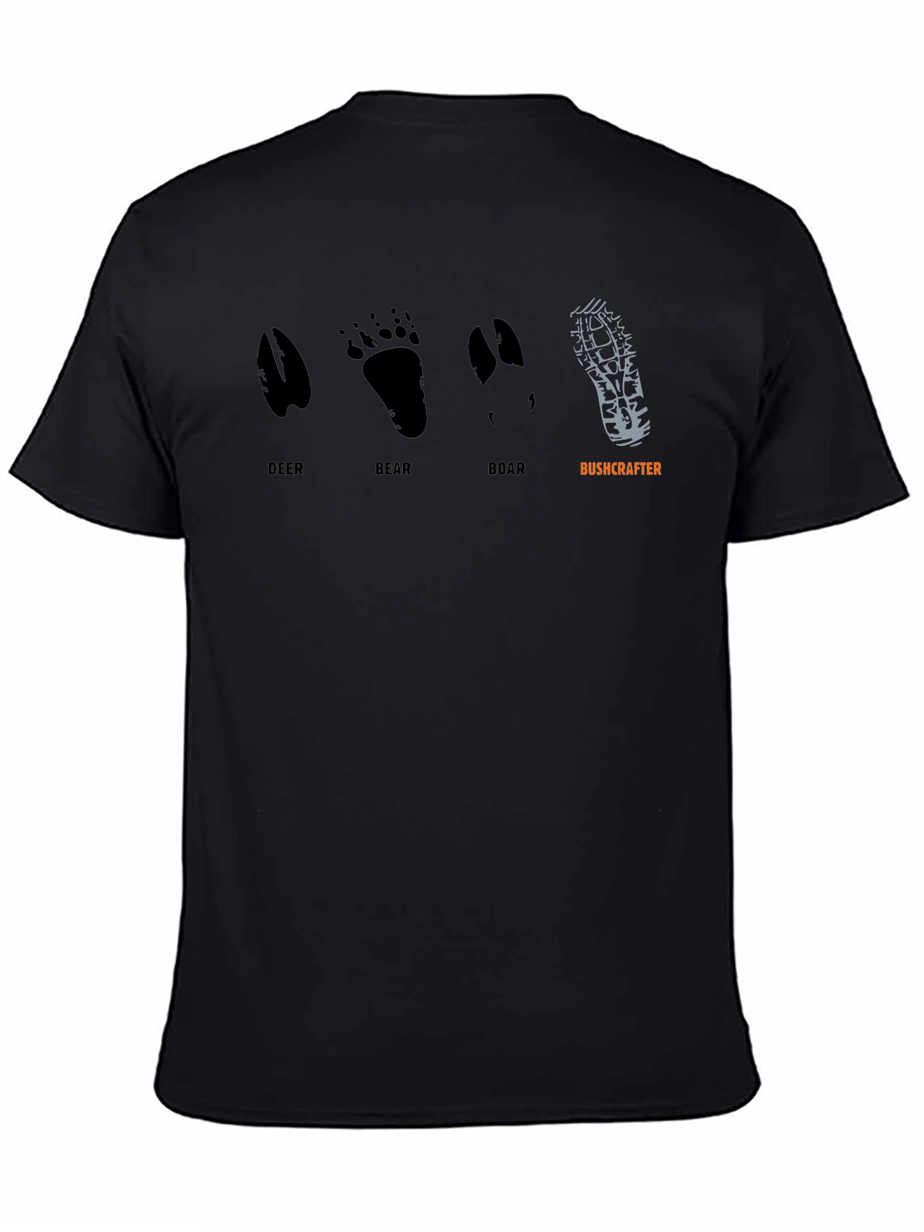 Bushcrafter Wildlife Tracks Graphic T-Shirt