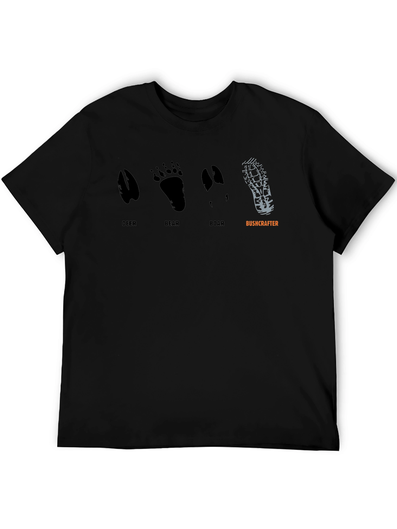 Bushcrafter Wildlife Tracks Graphic T-Shirt