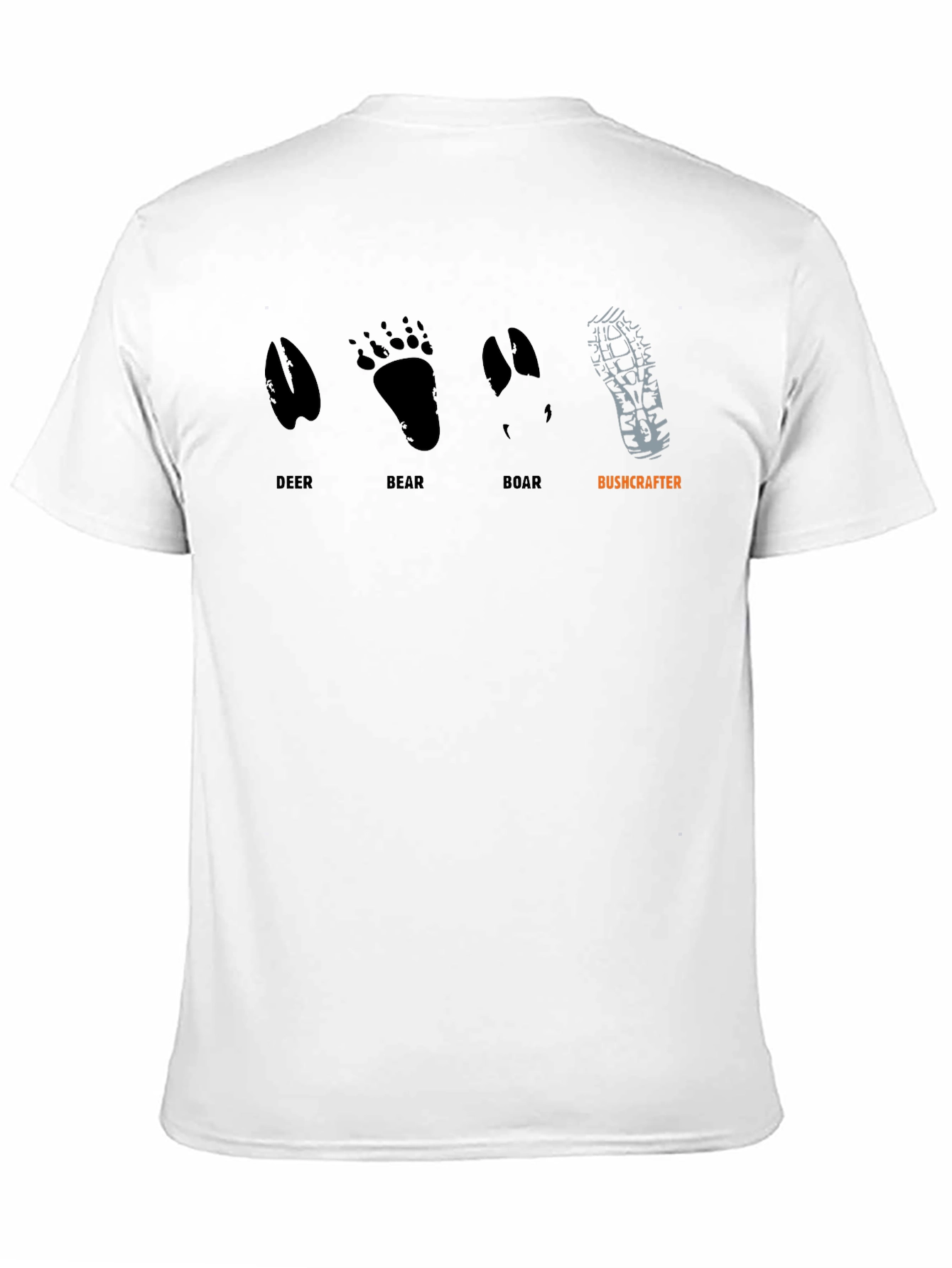 Bushcrafter Wildlife Tracks Graphic T-Shirt