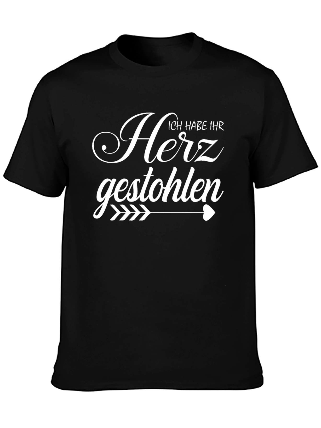 Ich Habe Ihr Herz Gestohlen T-Shirt - Black