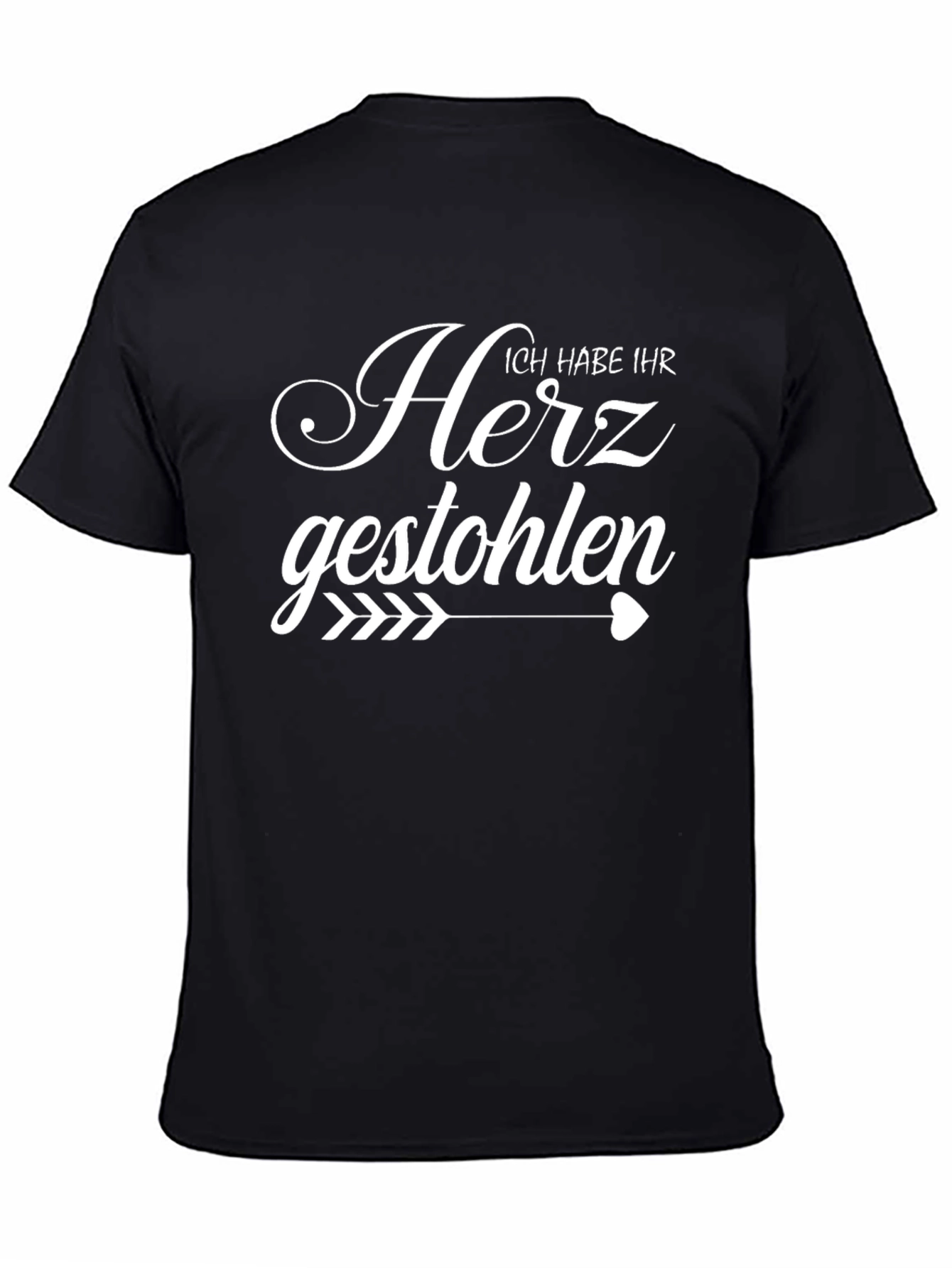 Ich Habe Ihr Herz Gestohlen T-Shirt - Black