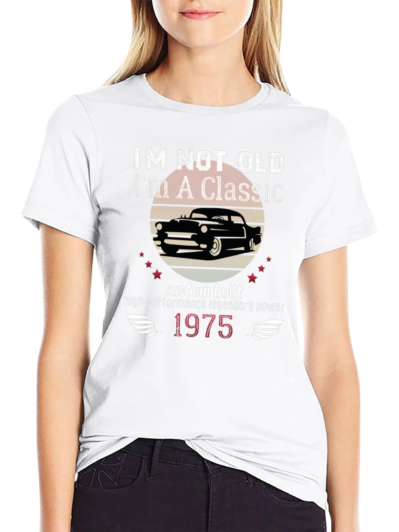 Classic Car Enthusiast T-Shirt - 1975 Edition