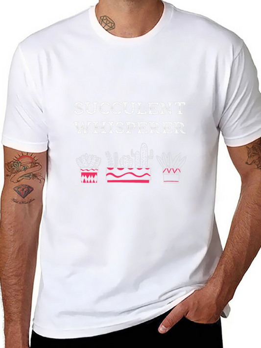 Succulent Whisperer T-Shirt - Cactus Plant Lover Tee