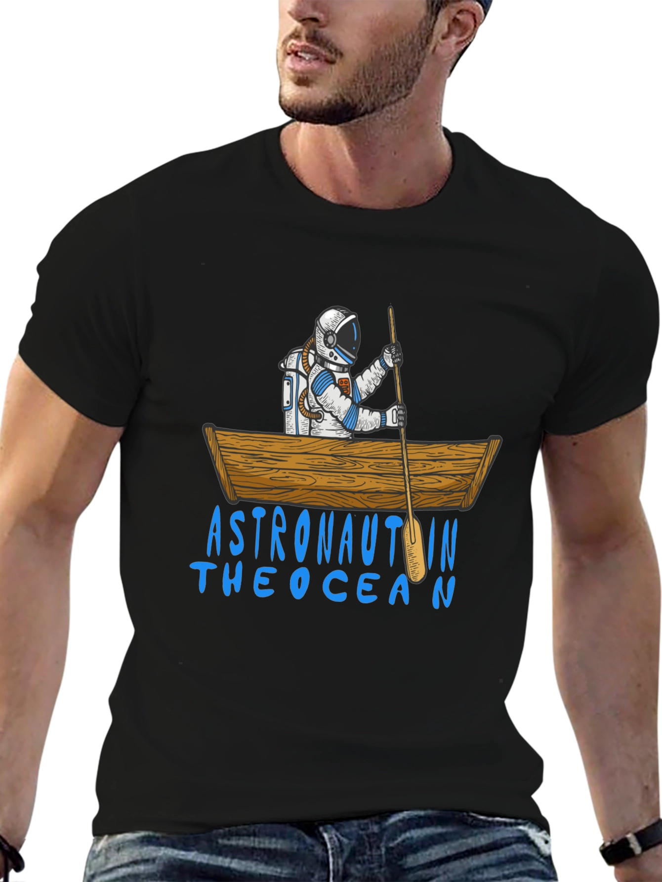 Astronaut In The Ocean Graphic T-Shirt