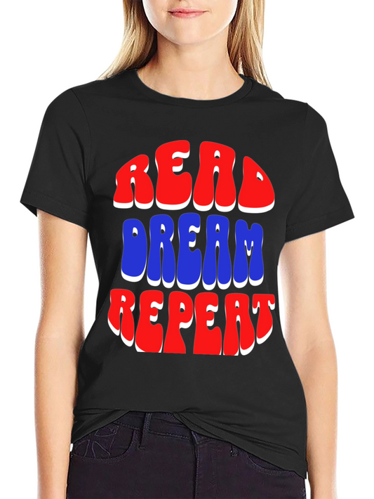Read Dream Repeat Graphic T-Shirt