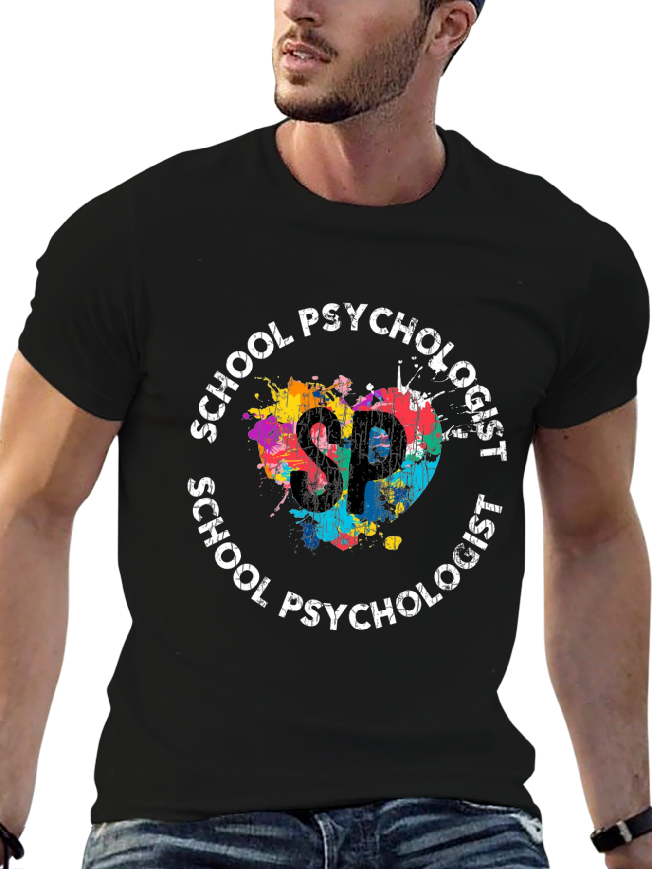 School Psychologist SP Graphic T-Shirt
