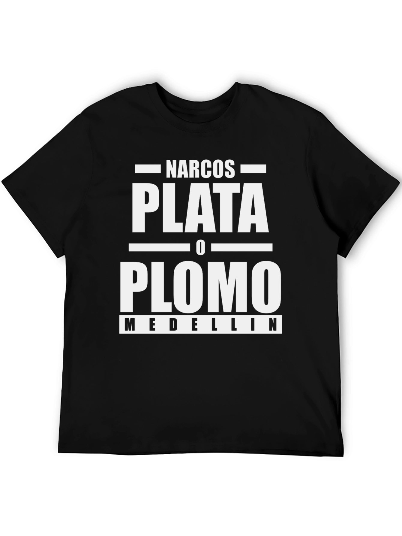 Narcos Plata o Plomo T-Shirt - Medellin Design