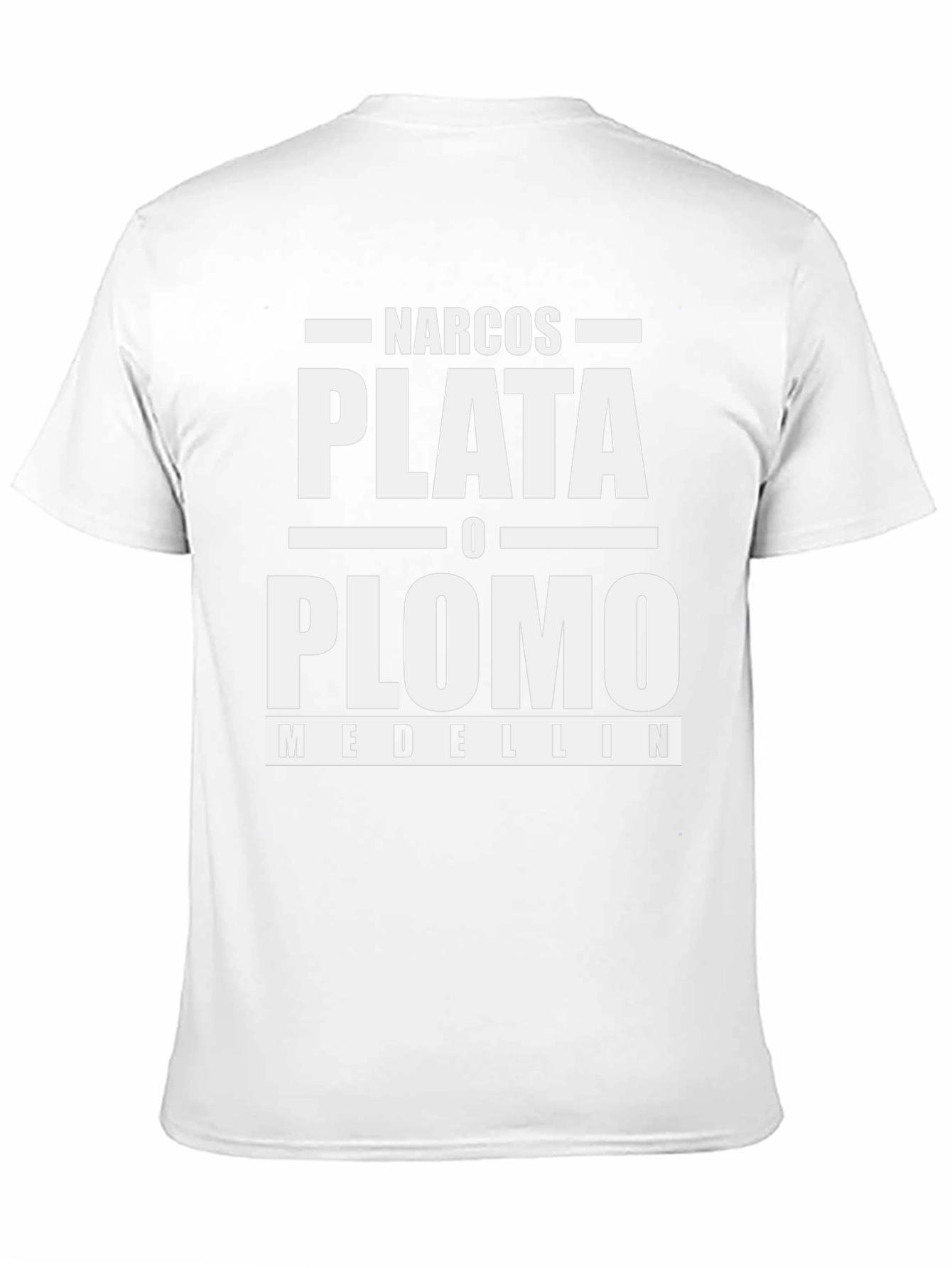 Narcos Plata o Plomo T-Shirt - Medellin Design