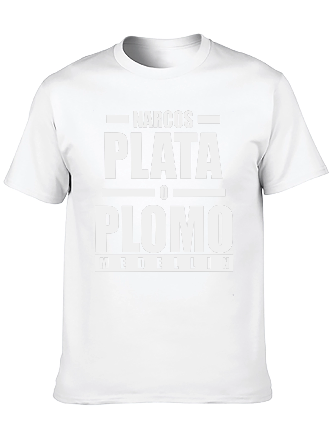Narcos Plata o Plomo T-Shirt - Medellin Design