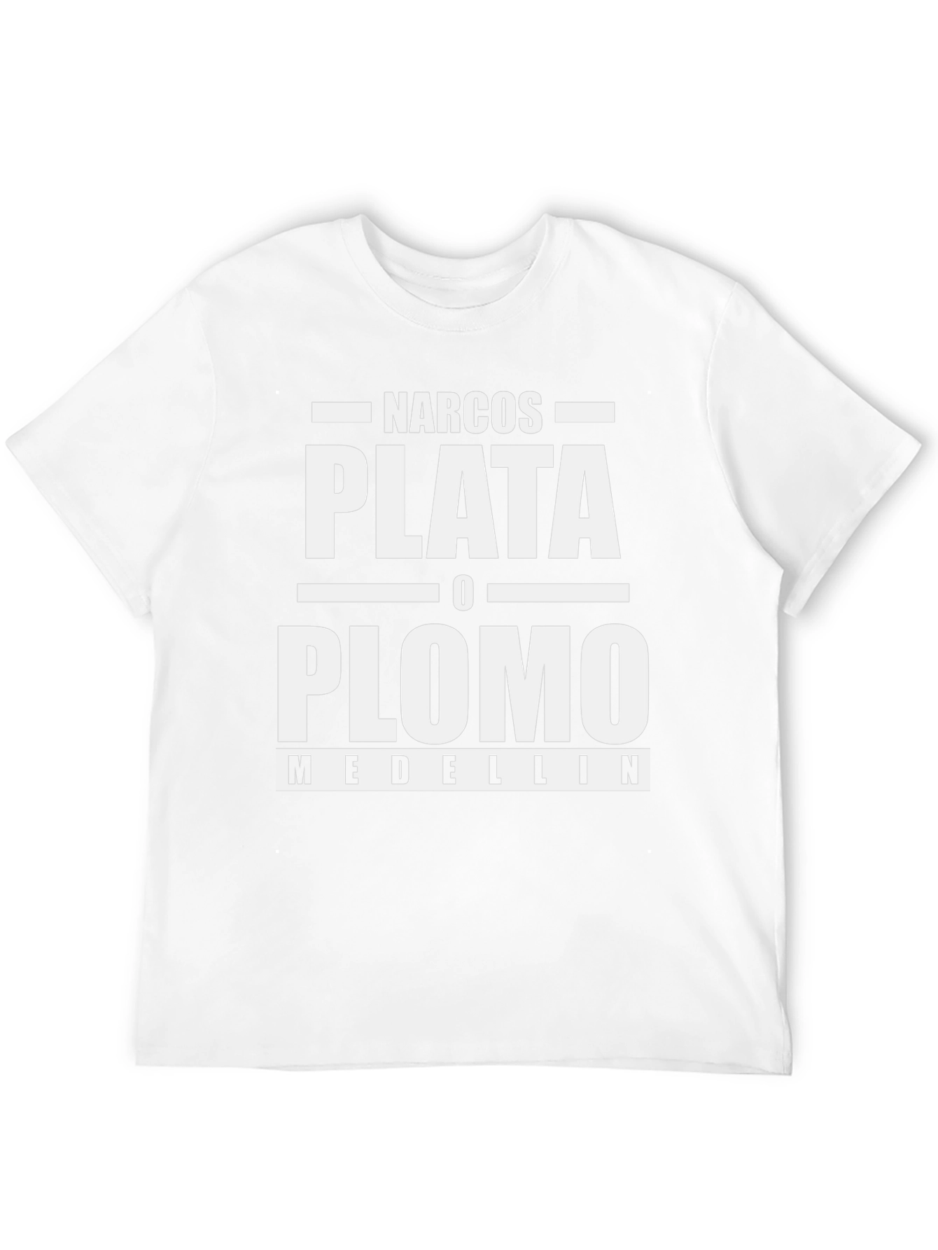 Narcos Plata o Plomo T-Shirt - Medellin Design