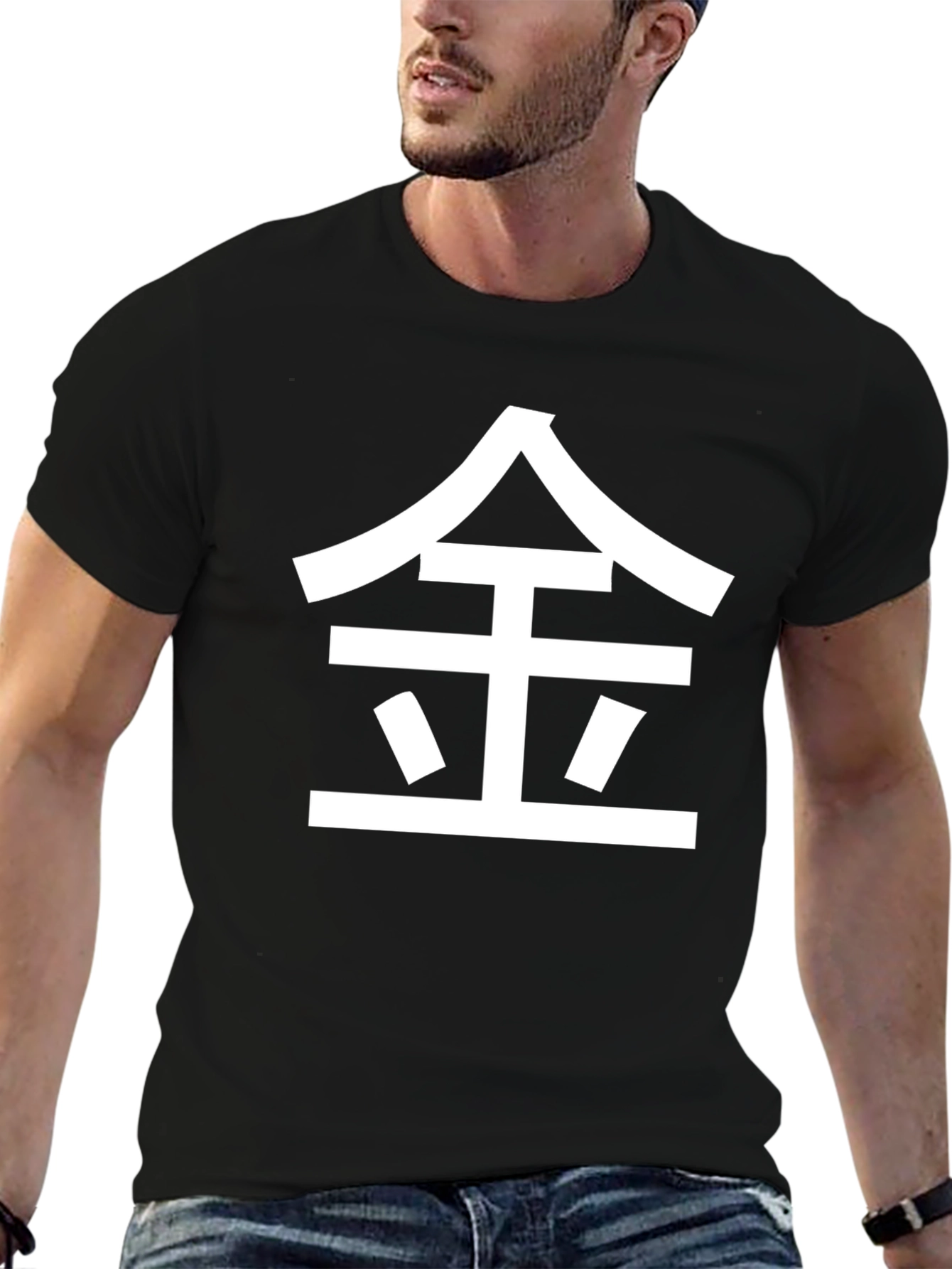 Kanji Gold Symbol Black T-Shirt