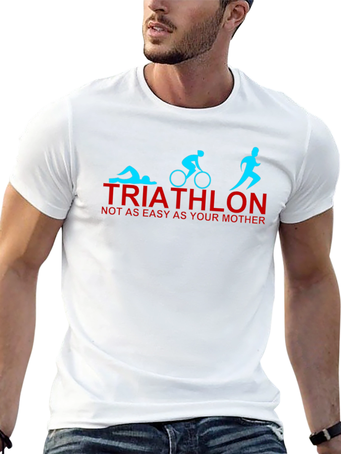Triathlon Funny Graphic T-Shirt