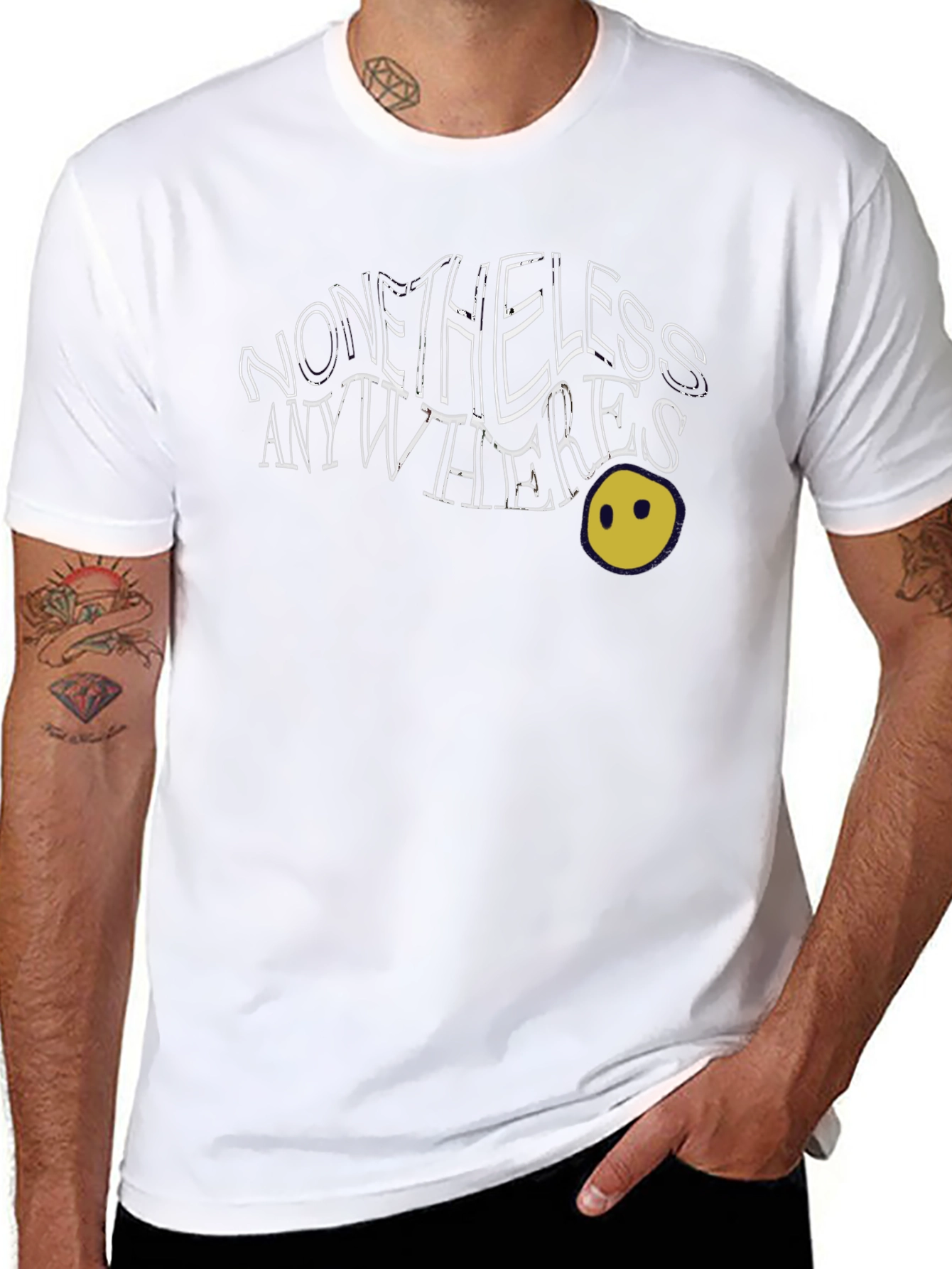 Nonetheless Anywheres Black T-Shirt