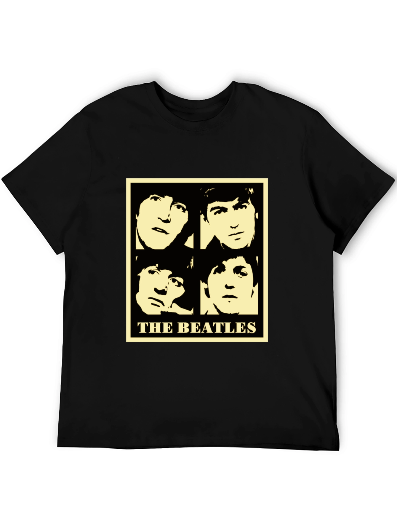 The Beatles Retro Graphic Tee - Black