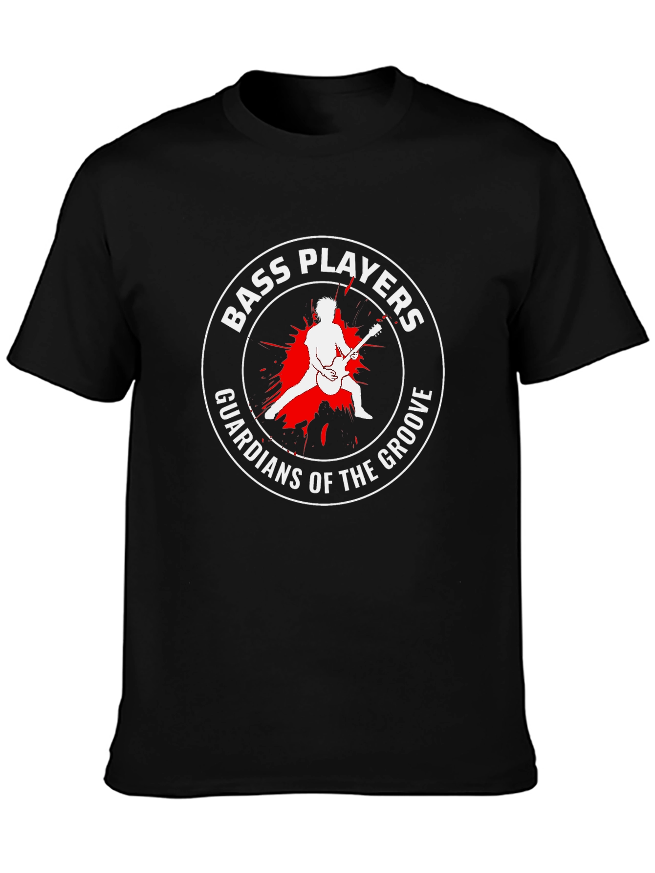 Bass Players Guardians of the Groove Graphic T-Shirt