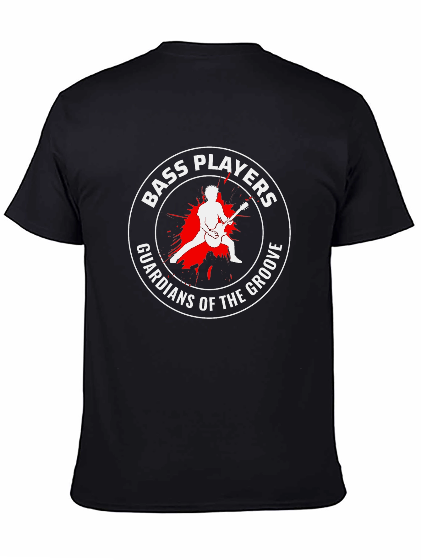 Bass Players Guardians of the Groove Graphic T-Shirt