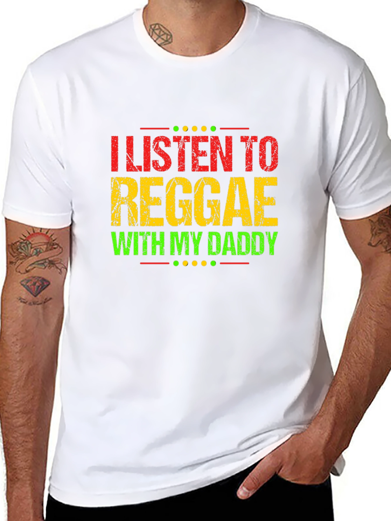 Reggae Daddy T-Shirt - Music Lover Tee