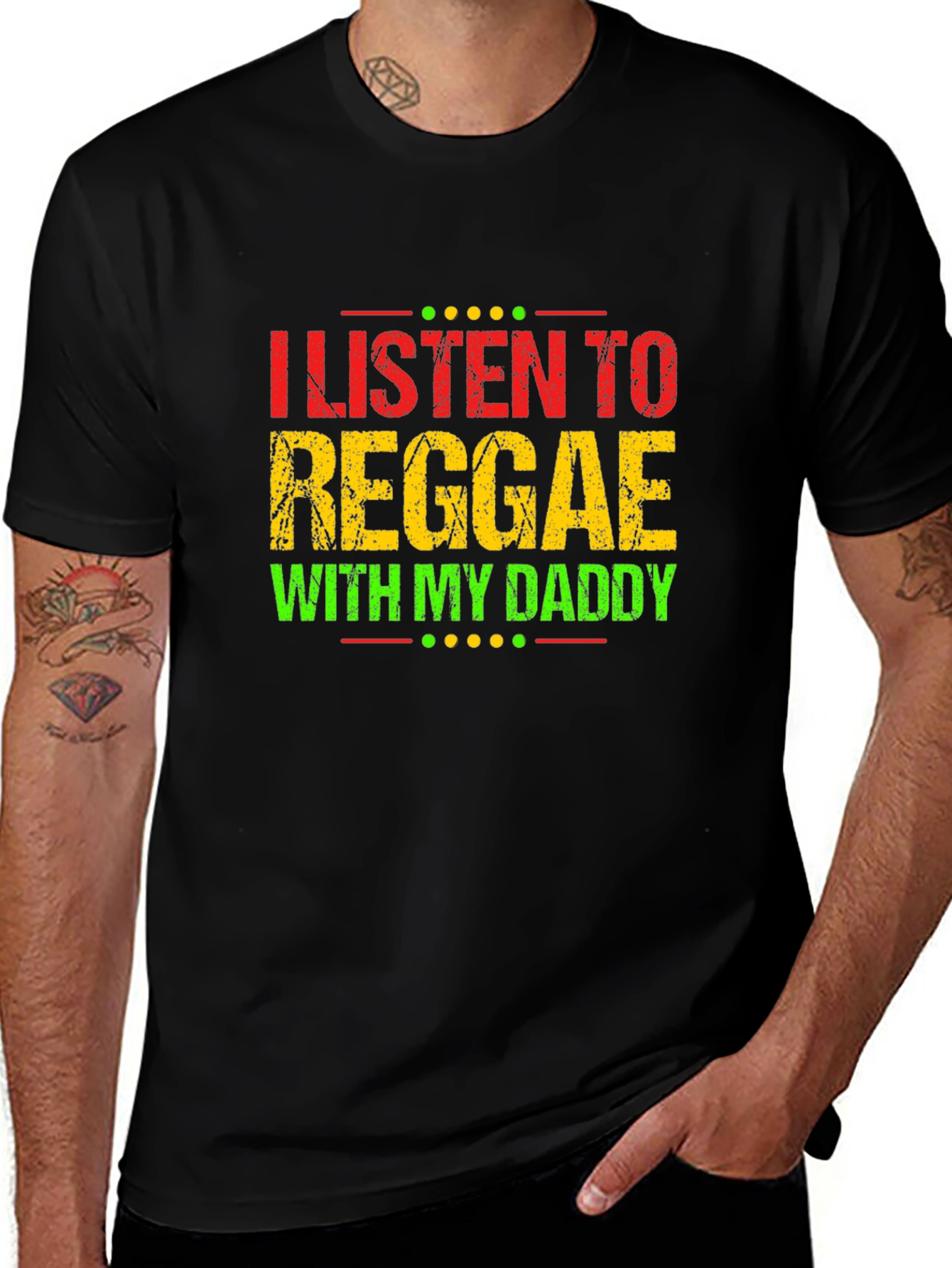 Reggae Daddy T-Shirt - Music Lover Tee