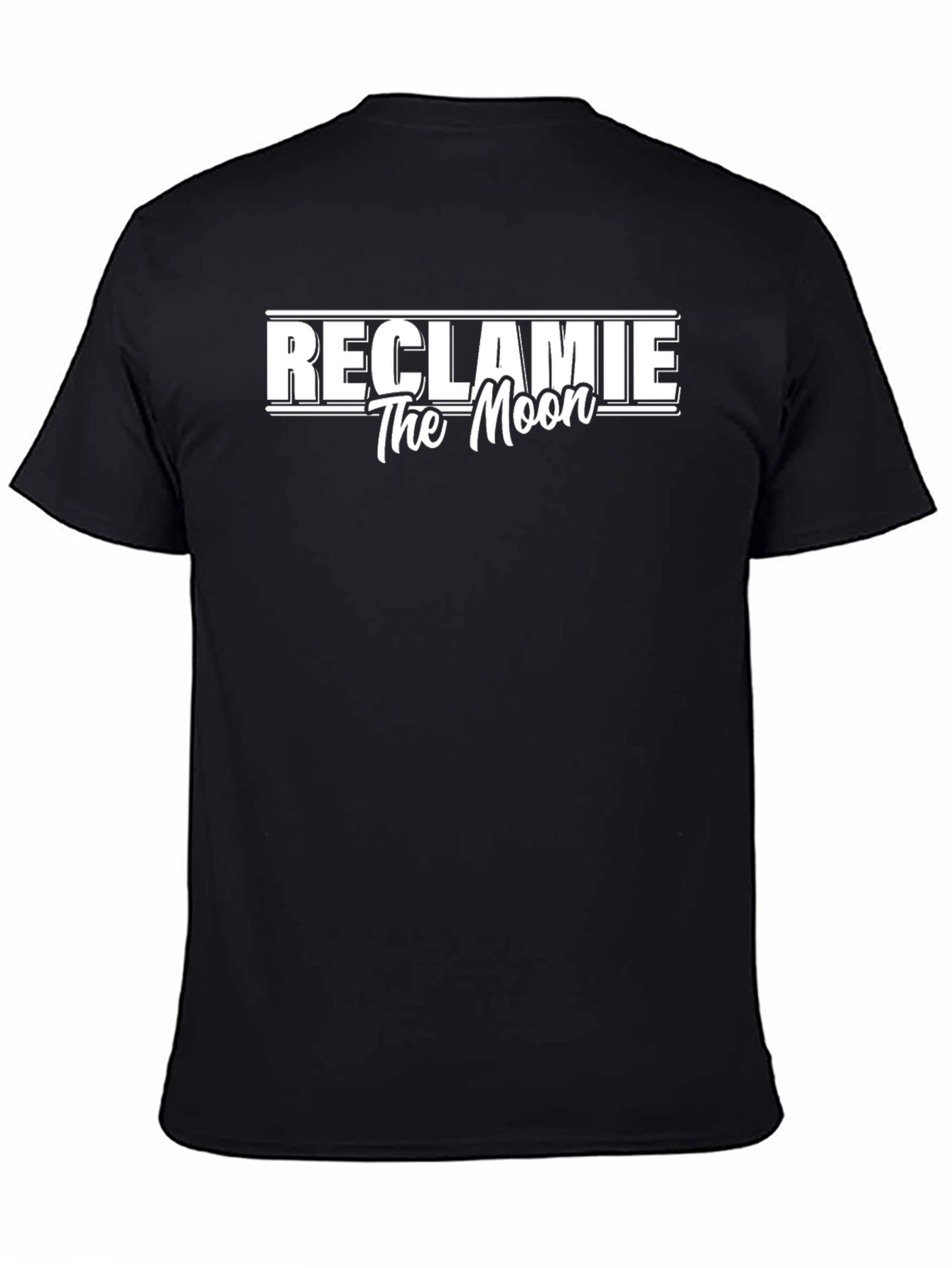 Reclamie The Moon Black Graphic Tee