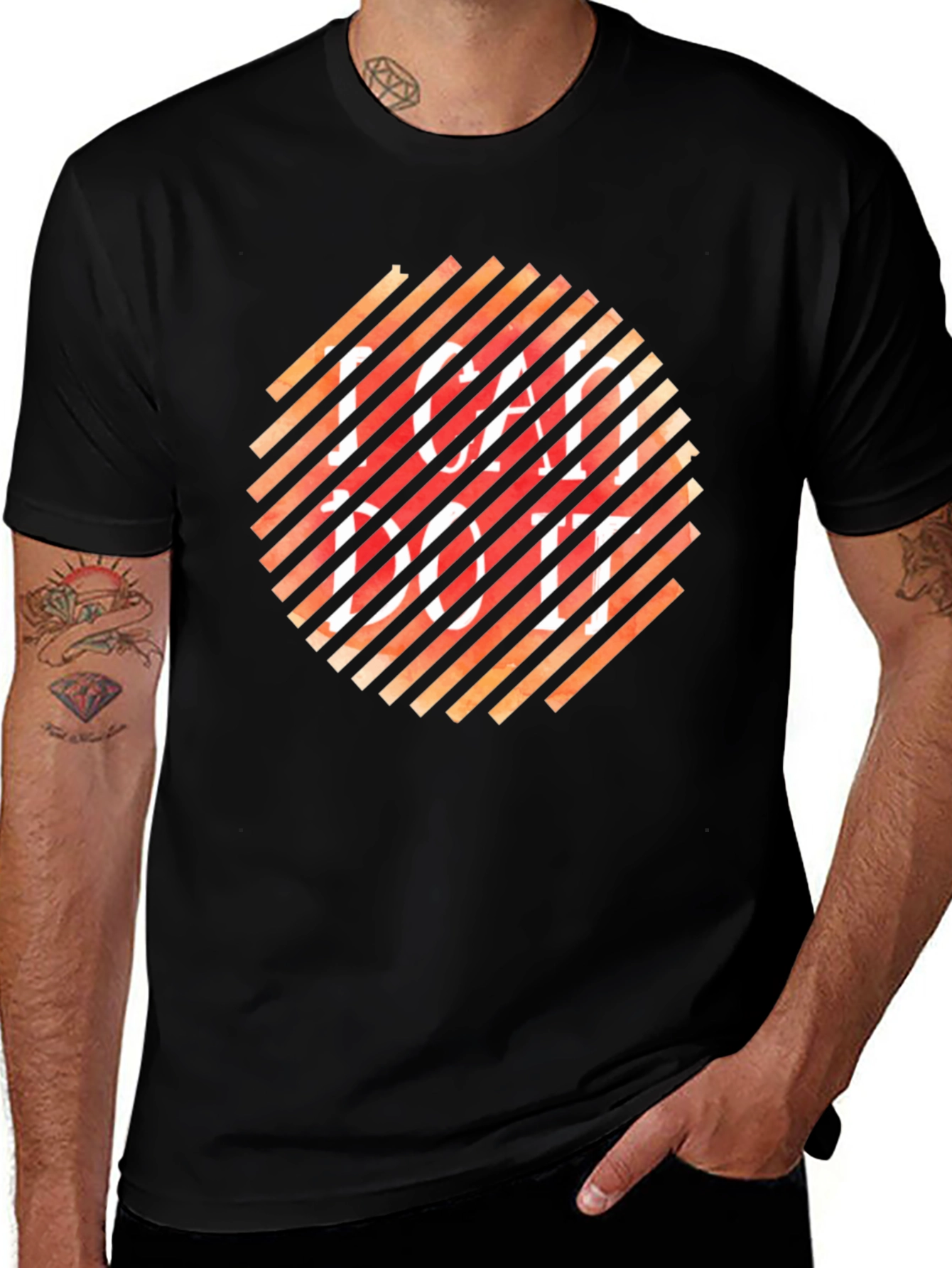 Bold Graphic Print Tee - Cool Casual Style