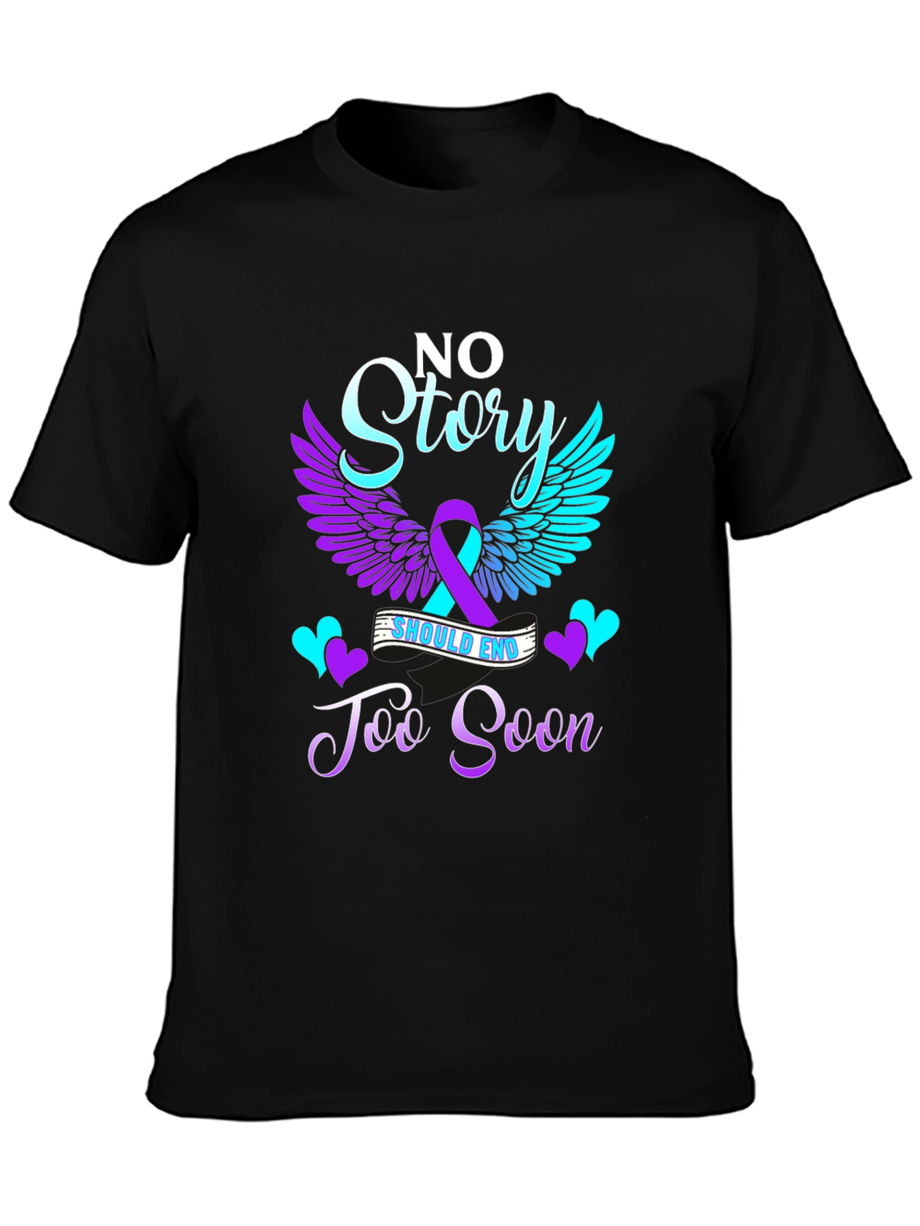 No Story Too Soon Awareness Graphic Tee
