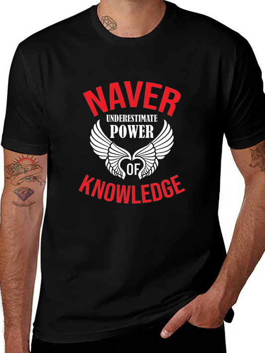Naver Power of Knowledge Black T-Shirt