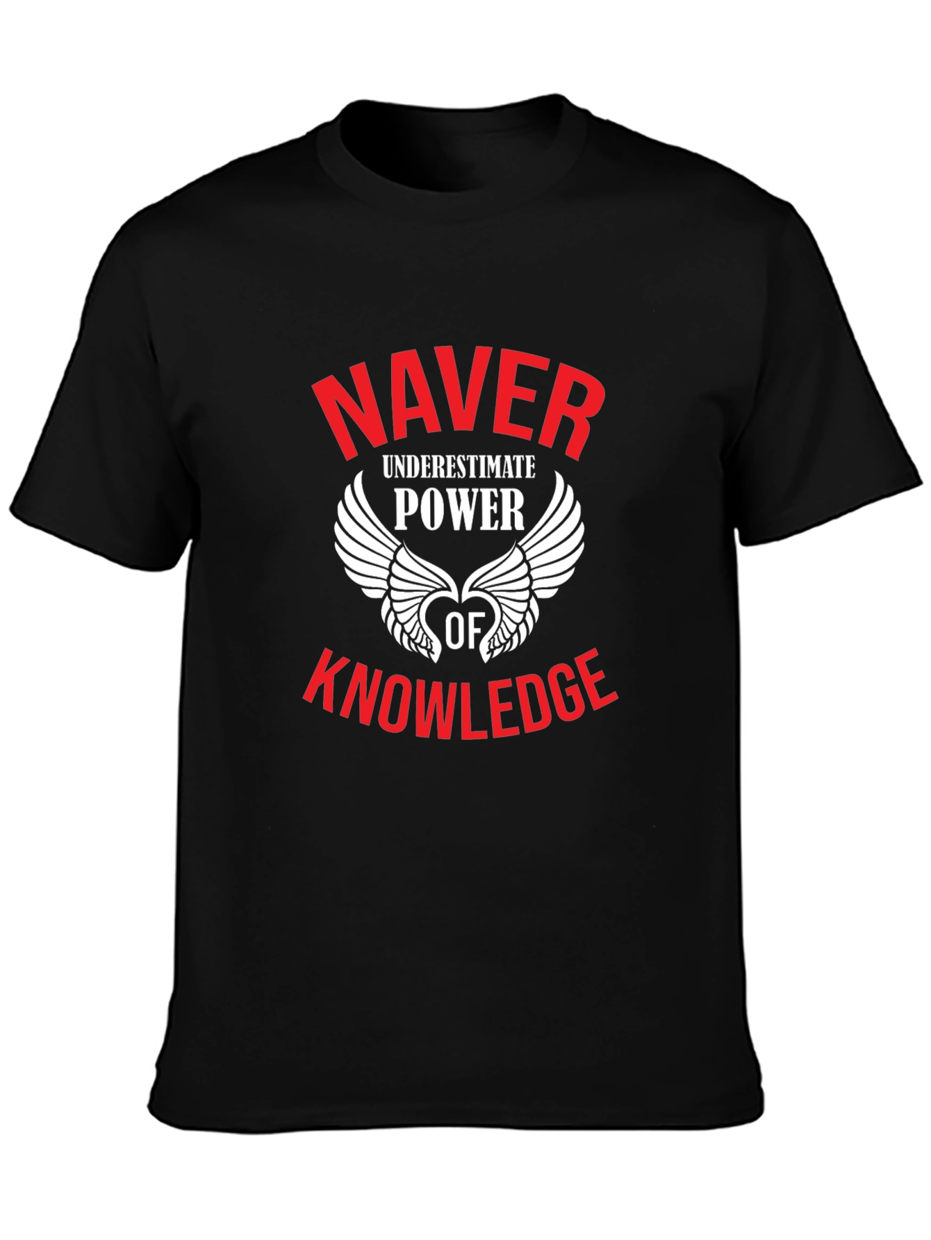 Naver Power of Knowledge Black T-Shirt
