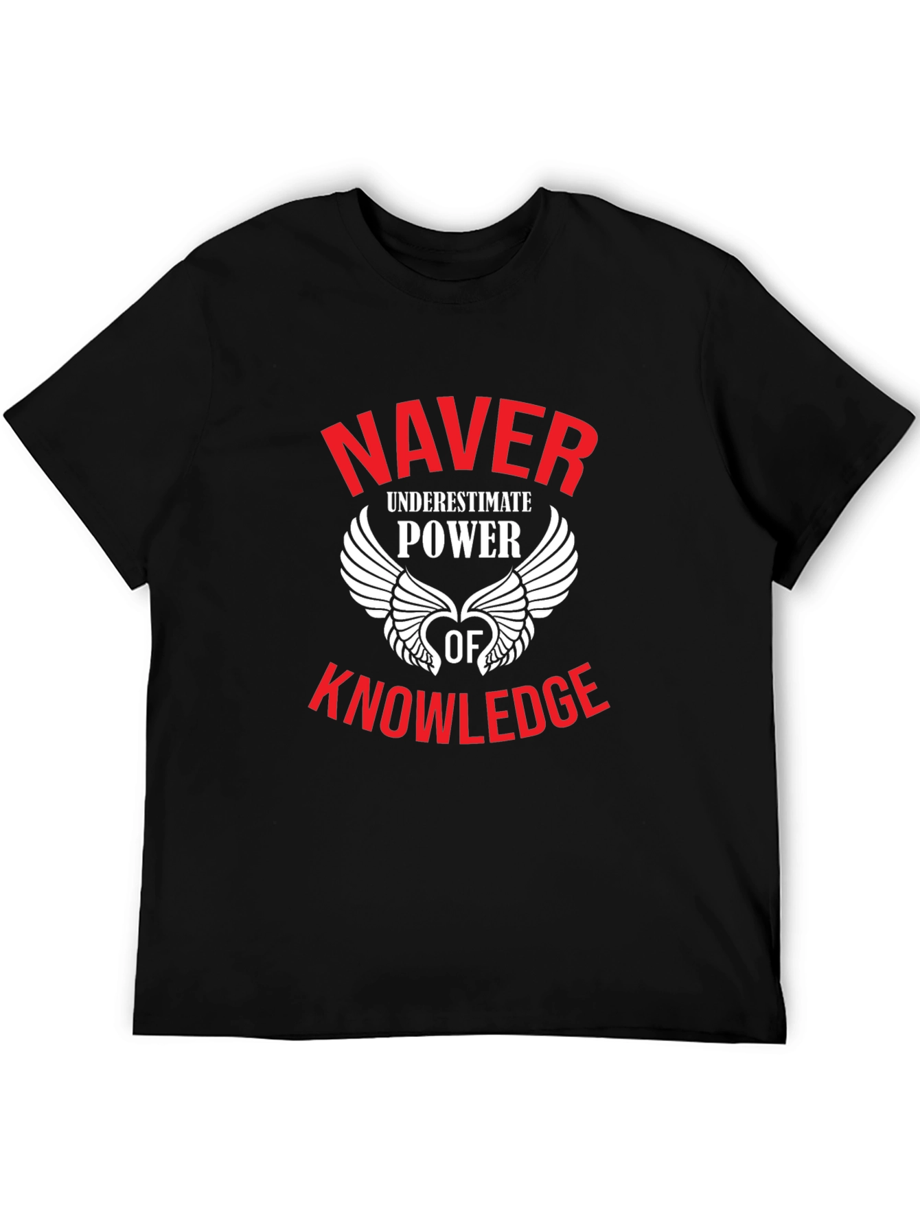 Naver Power of Knowledge Black T-Shirt