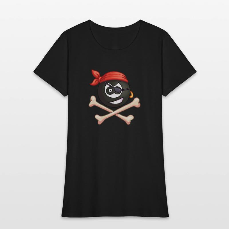 8-Ball Pirate (Pocket) (Jolly Roger style)