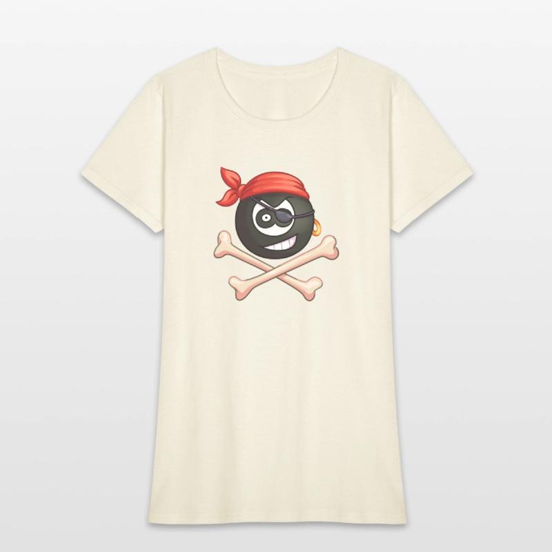8-Ball Pirate (Pocket) (Jolly Roger style)