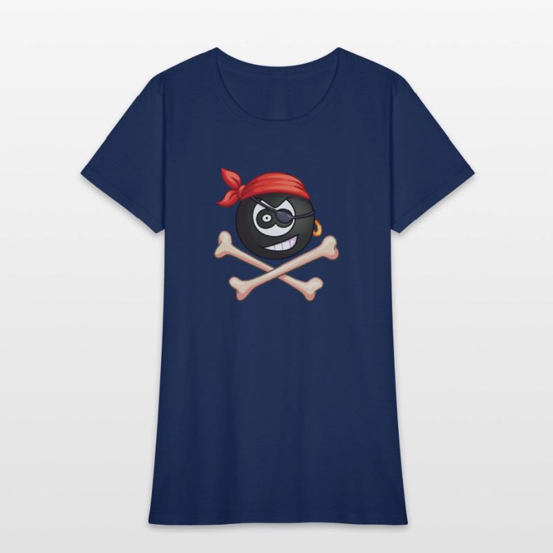 8-Ball Pirate (Pocket) (Jolly Roger style)