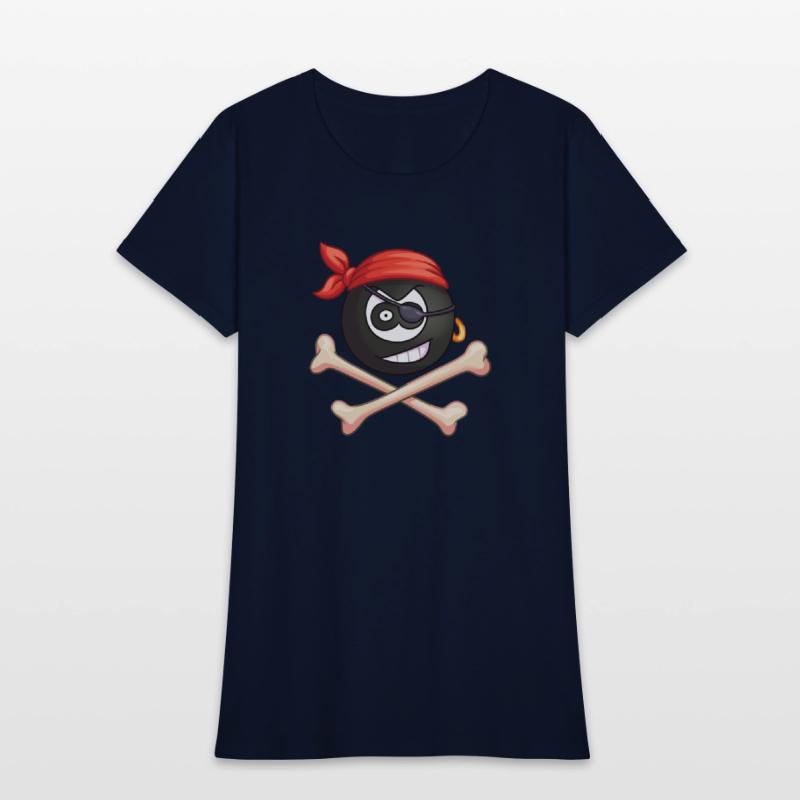 8-Ball Pirate (Pocket) (Jolly Roger style)