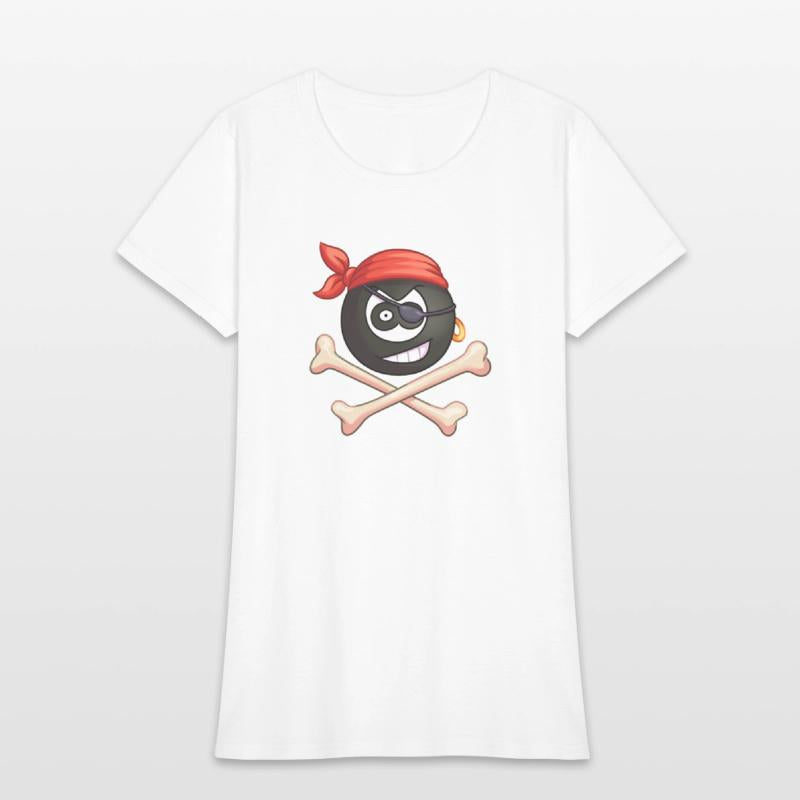 8-Ball Pirate (Pocket) (Jolly Roger style)