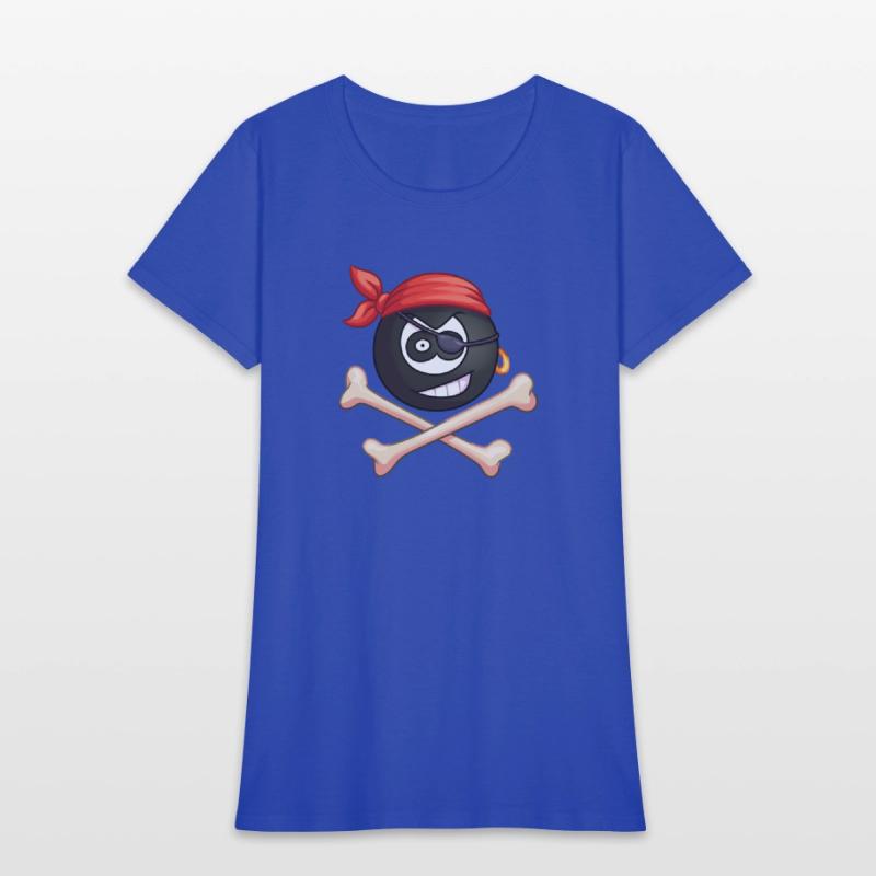 8-Ball Pirate (Pocket) (Jolly Roger style)