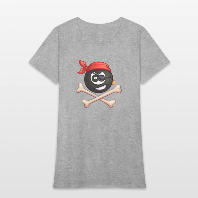 8-Ball Pirate (Pocket) (Jolly Roger style)