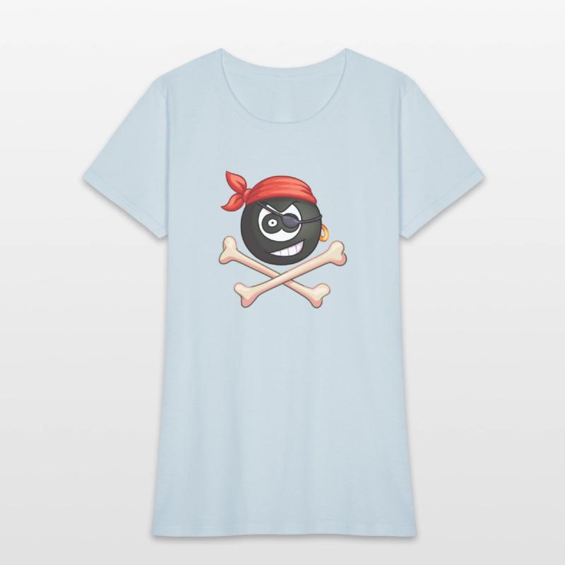 8-Ball Pirate (Pocket) (Jolly Roger style)