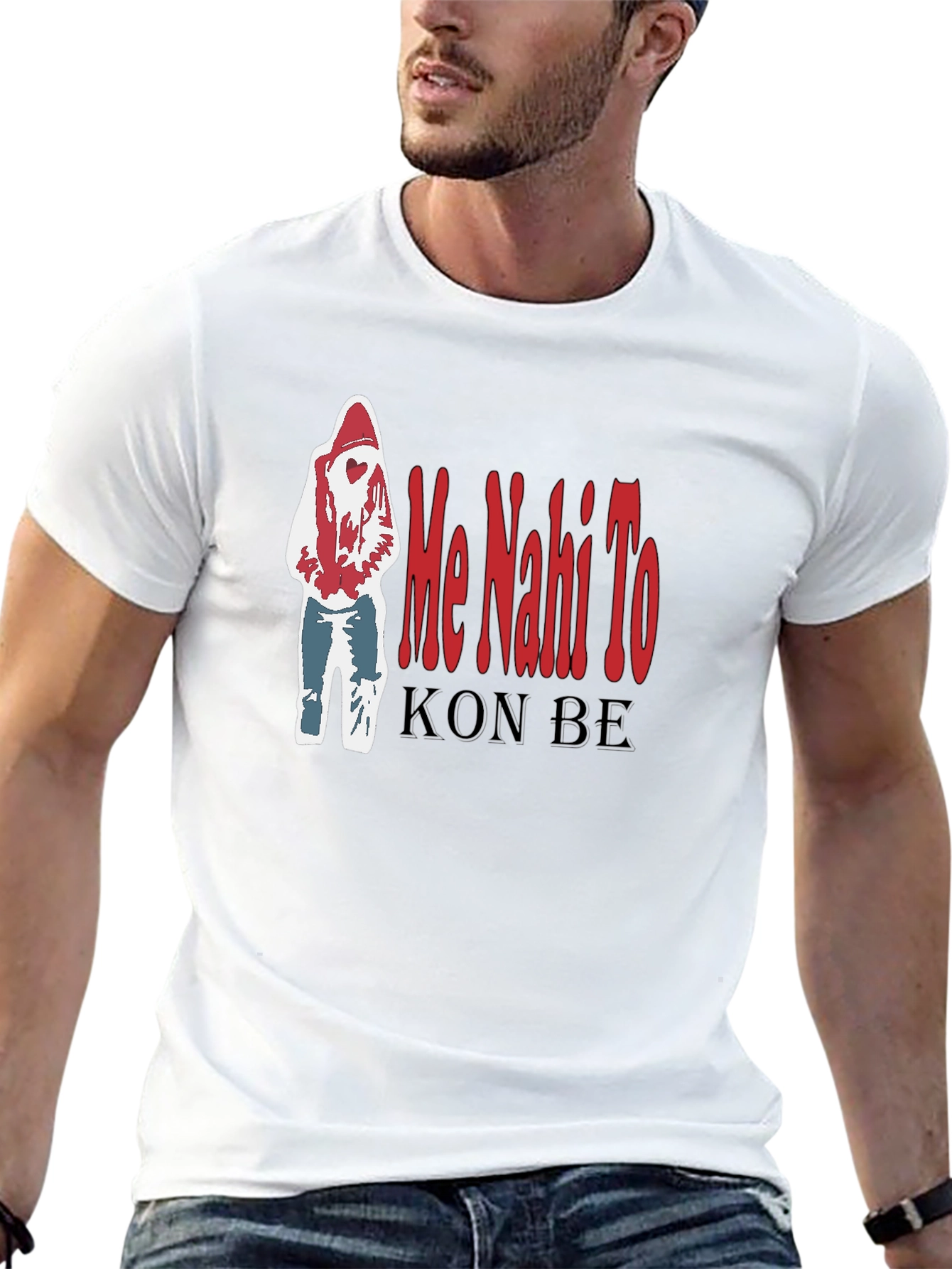 Me Nahi To Kon Be Black T-Shirt
