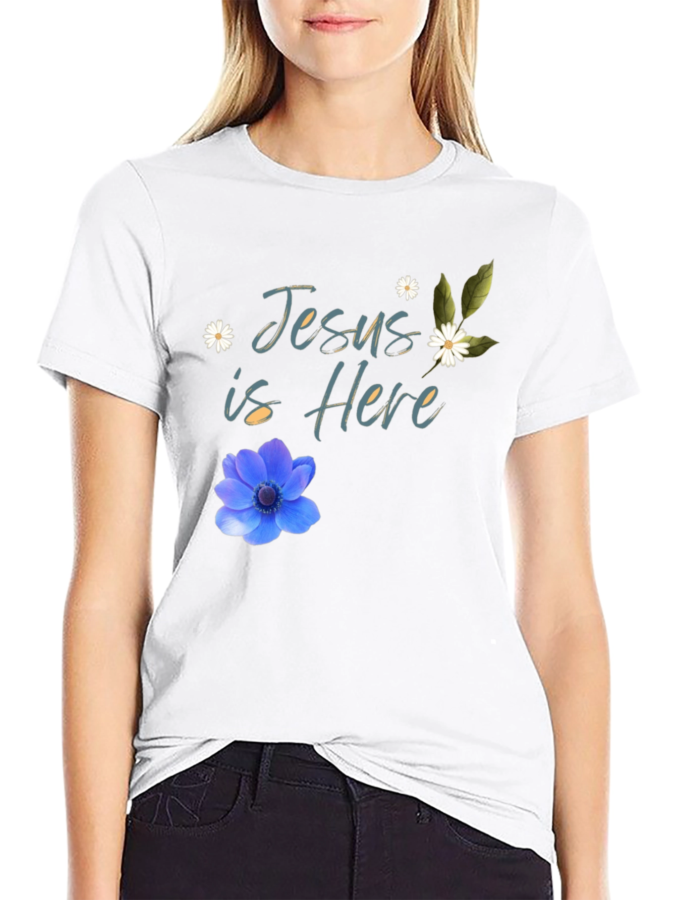 Jesus is Here Graphic T-Shirt