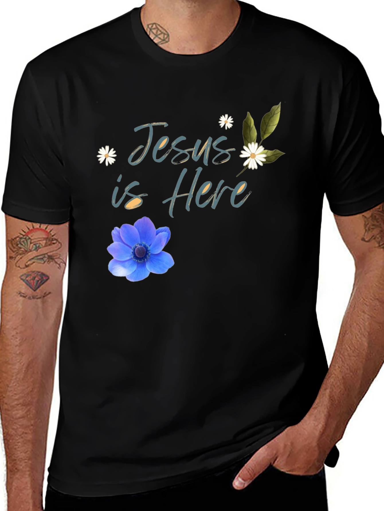 Jesus is Here Graphic T-Shirt