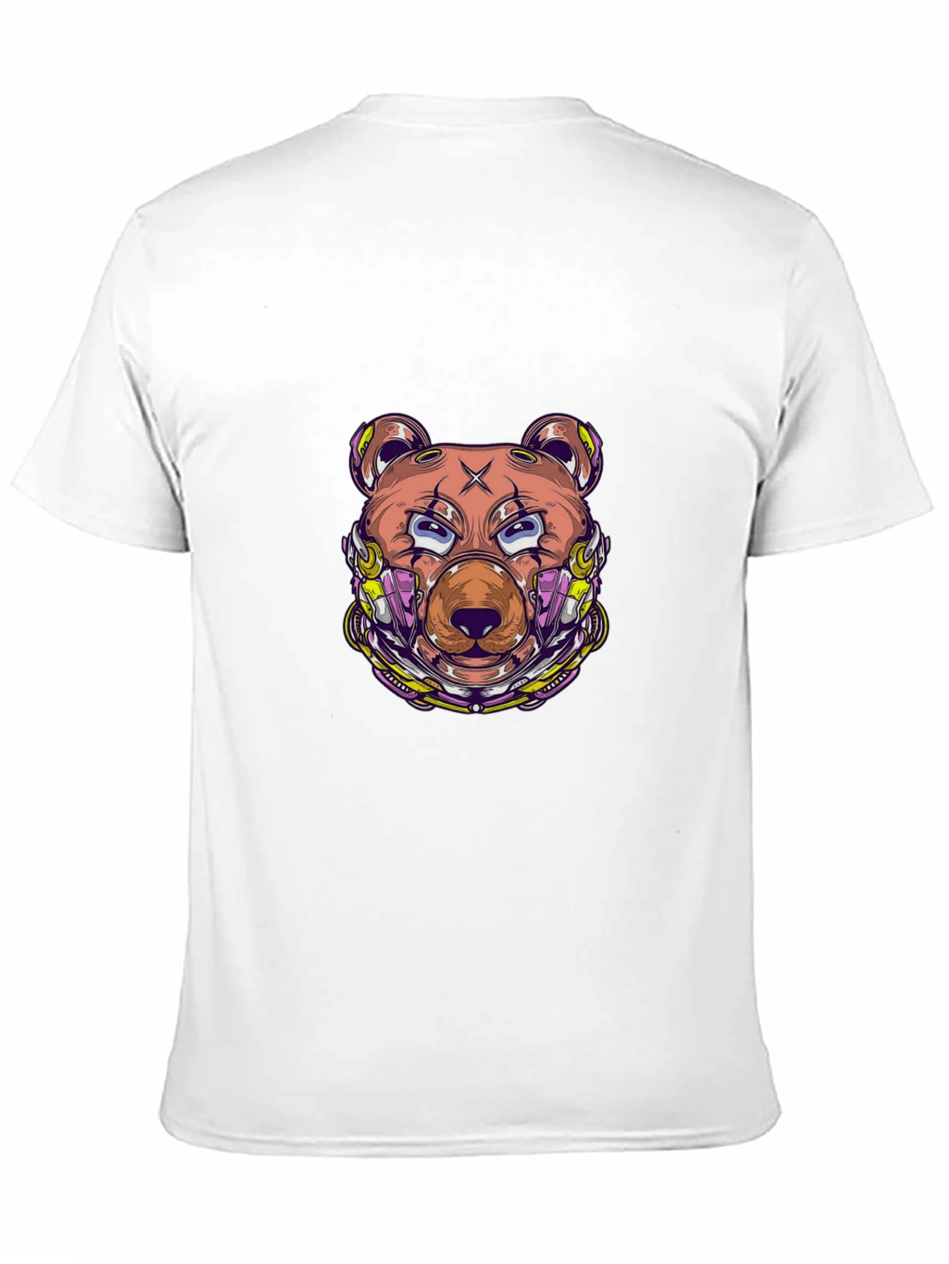 Cyberpunk Bear Graphic Tee - Modern Streetwear
