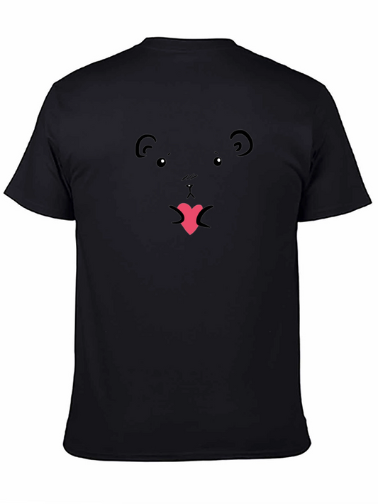 Cute Bear Heart Tongue T-Shirt