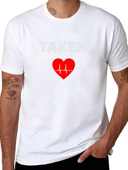 Taken Heartbeat Graphic Tee - Black T-Shirt