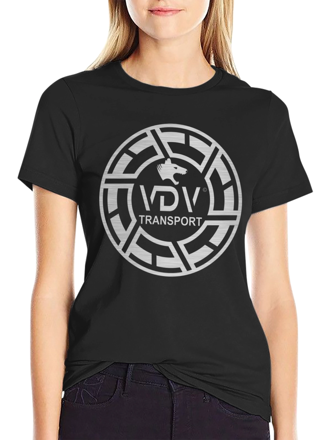VDV Transport Black Crew Neck T-Shirt