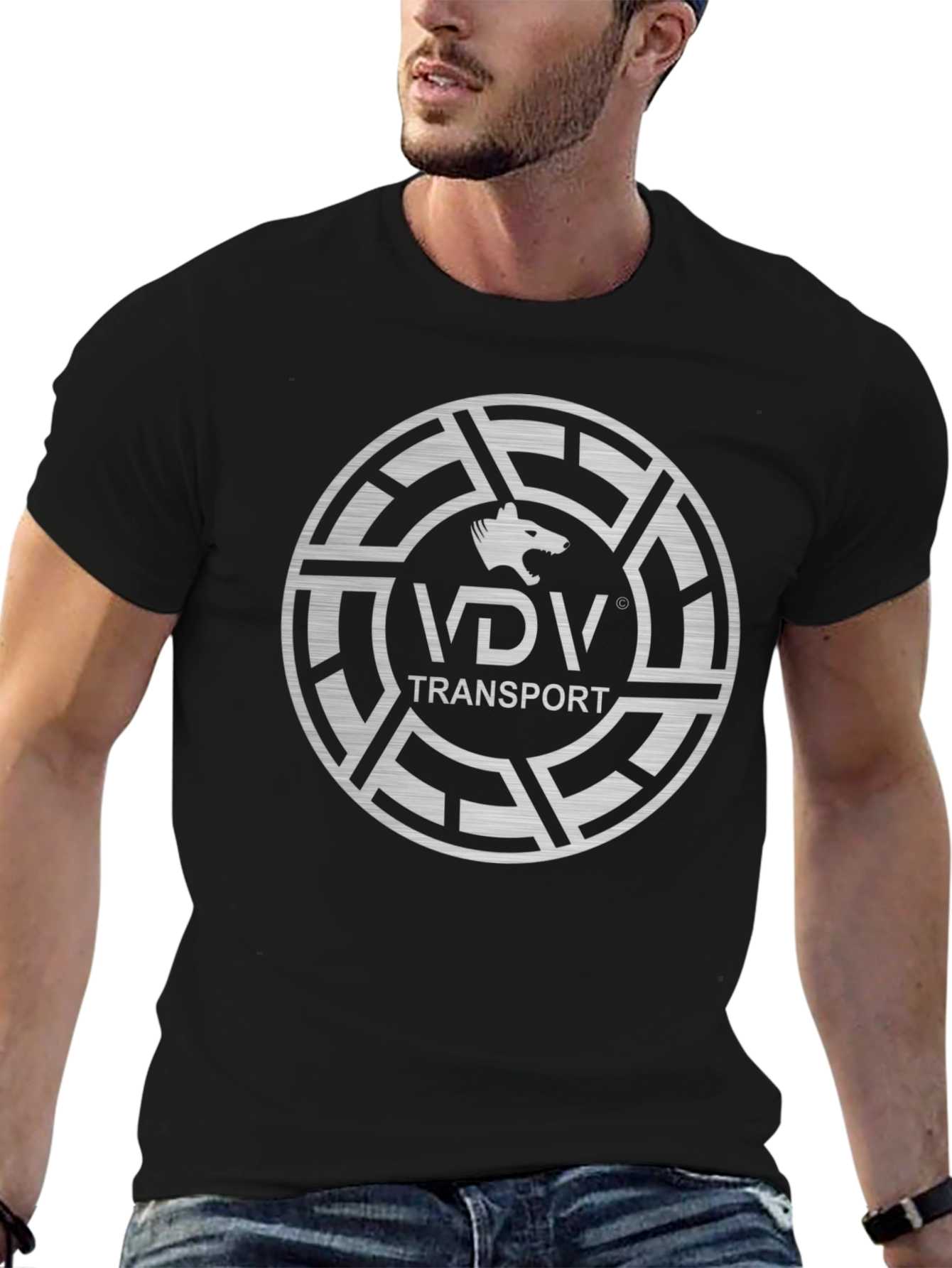 VDV Transport Black Crew Neck T-Shirt