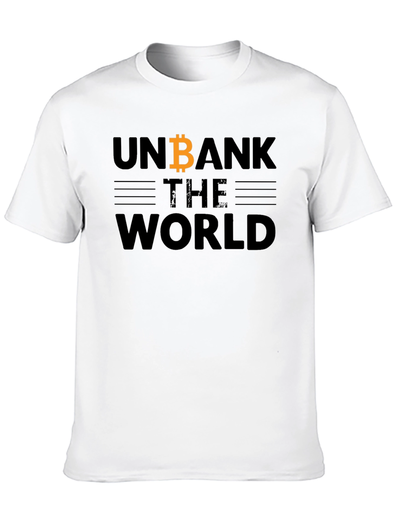 Unbank The World Bitcoin T-Shirt - Crypto Tee