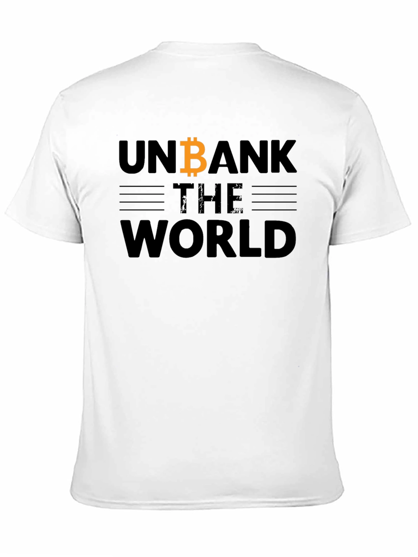 Unbank The World Bitcoin T-Shirt - Crypto Tee