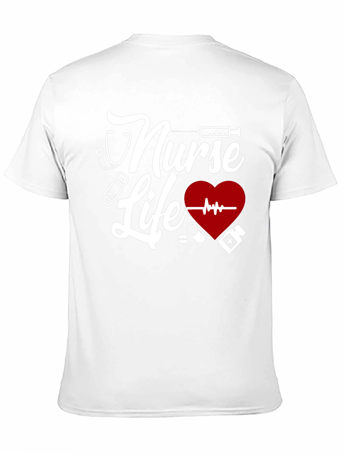 Nurse Life Graphic T-Shirt - Black